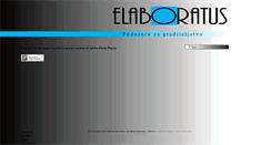 Desktop Screenshot of elaboratus.net